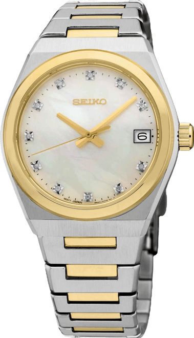 Women's Diamonds Quartz Silver Stainless Steel Watch, 34mm