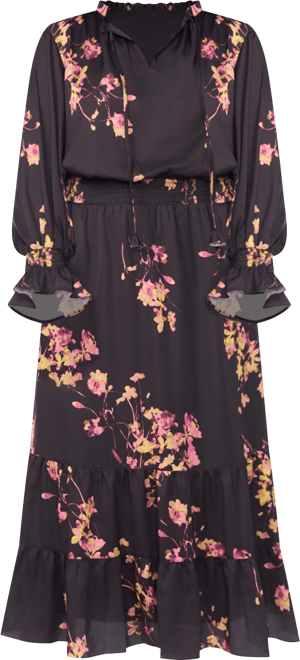 Plus Size Long-Sleeve Maxi Dress