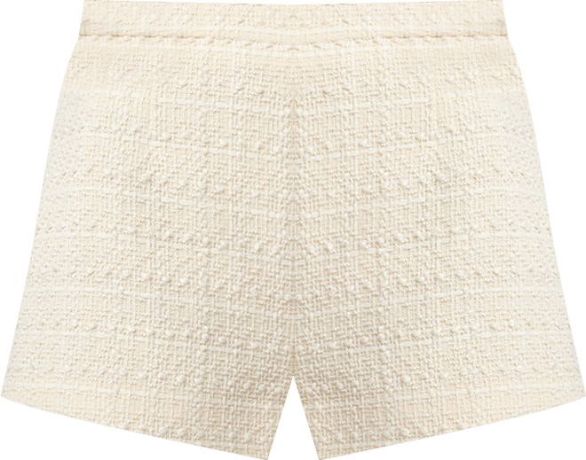 Women's Structured Curved Side Zipper Shorts