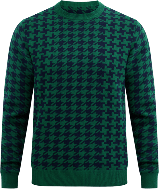 Men's Glen Plaid Sweater, Macy's Exclusive