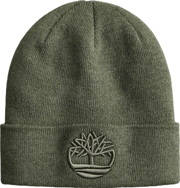 Men's Tonal 3D Embroidered Beanie Hat