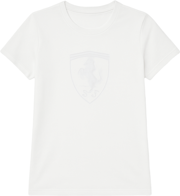 Women's Ferrari Sportswear Tonal Shield Crewneck T-Shirt
