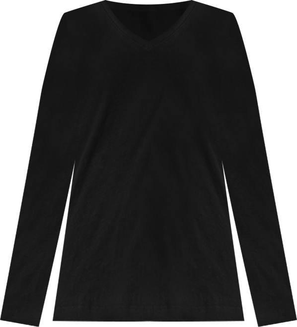 Women's V-Neck Long-Sleeve T-Shirt