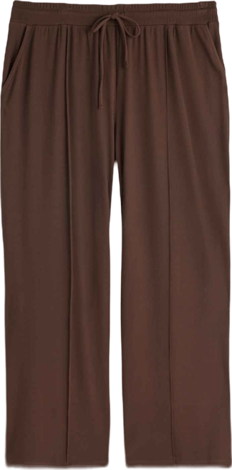 Plus Size Ribbed Wide-Leg Drawstring Pants, Macy's Exclusive