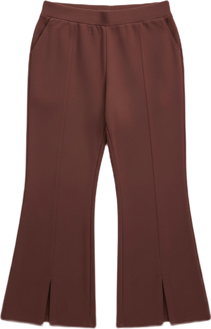 Plus Size Pull-On Split-Hem Flare Sweatpants, Macy's Exclusive