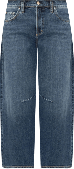 Women's High Rise Barrel Leg Jeans