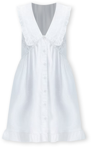 Women's Sailor Collar Cotton Mini Dress, Macy's Exclusive