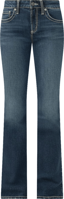 Women's Suki Mid Rise Curvy Fit Straight Leg Jeans