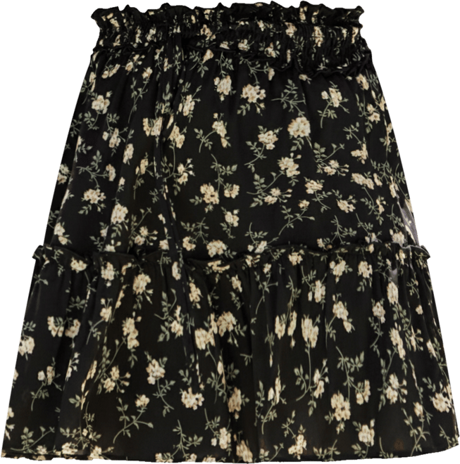 Women's Dainty Bouquet Floral Mini Skirt
