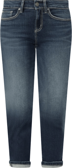 Women's Suki Mid Rise Curvy Fit Capri Jeans