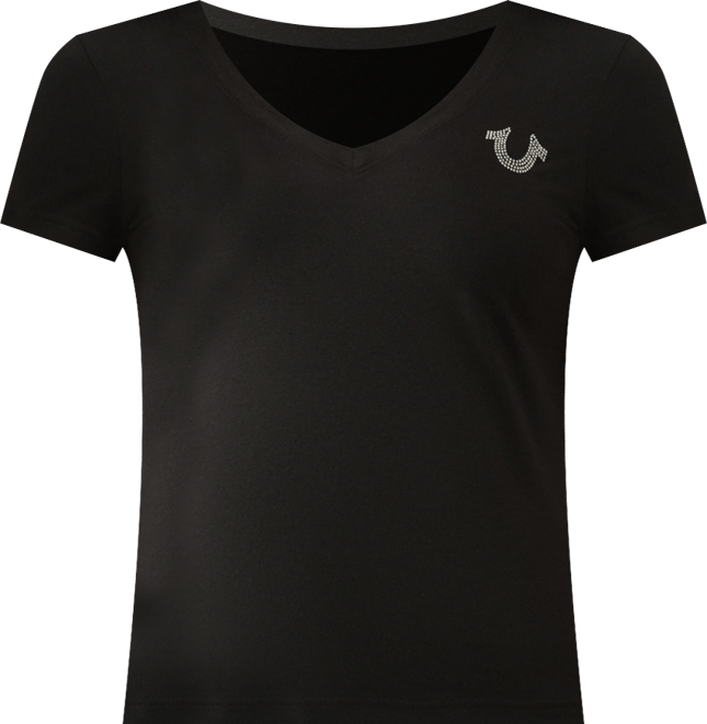 Women's Crystal Buddha V Neck T-Shirt