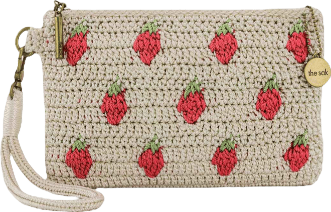 Vita Crochet Zip Top Wristlet