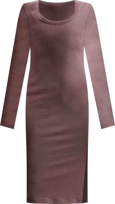 Nike Sportswear Chill Knit Women's Tight Long-Sleeve Midi Mini-Rib Dress