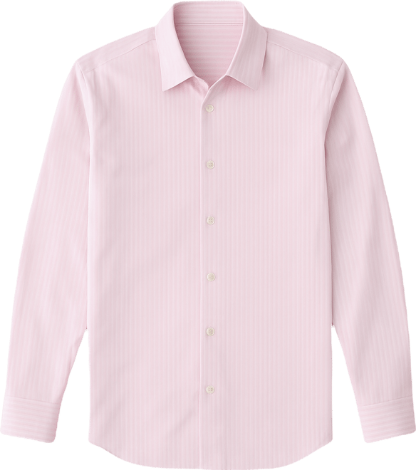 Men's Stretch Striped Slim Button-Down Shirt