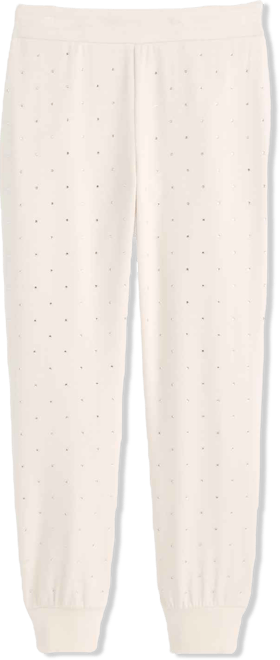 Petite Embellished High Rise Jogger Sweatpants, Macy's Exclusive