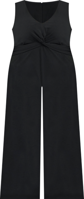 Women's Plus Size Audrey Twist Front Jumpsuit