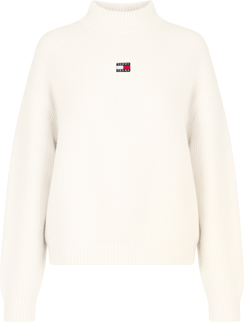 Women's Mock Neck Badge Sweater