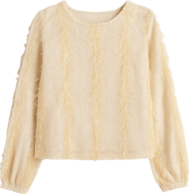 Women's Hanging Sequin Long Sleeve Top