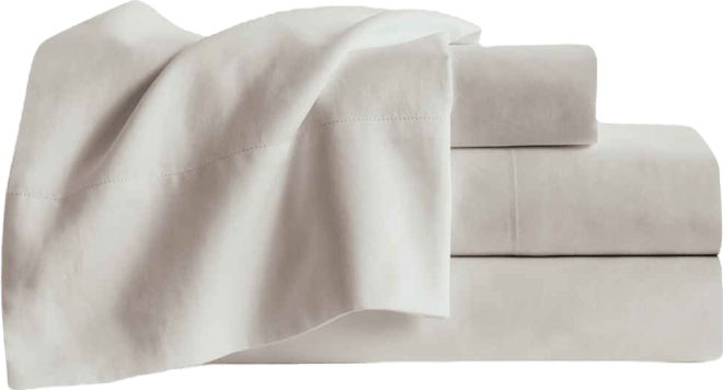 425-Thread Count Cotton 3-Pc. Sheet Set, Queen