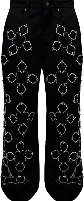 Men's Ultra Baggy Jewel Appl Pants