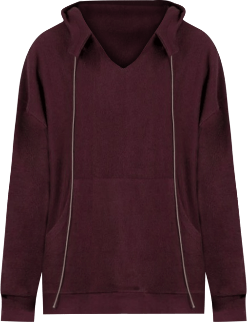 Men's Extended Drawcord Hoodie