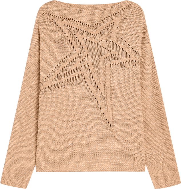 Men's Boat Neck Star Sweater
