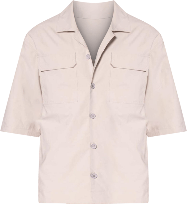 Men's Lined Woven Nylon Shirt