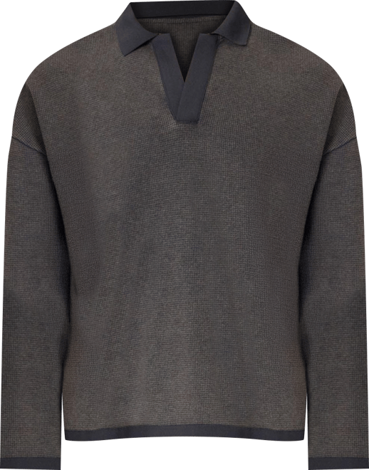 Men's Polo Thermal Long Sleeve