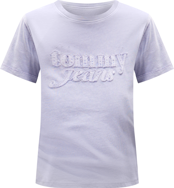 Women's Garment Dyed Script Short-Sleeve T-Shirt