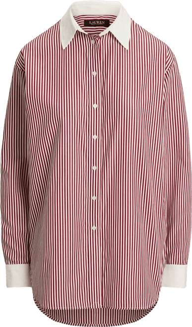 Women's Striped Broadcloth Shirt