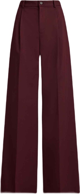 Women's Creased Wide-Leg Pants