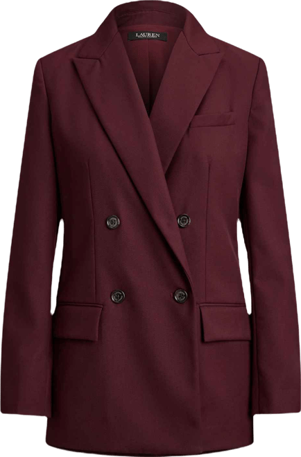 Women's Double-Breasted Twill Blazer
