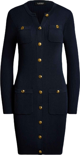 Women's Rib-Knit Sweater Dress