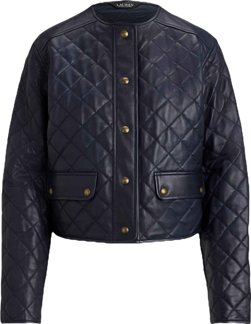 Women's Diamond-Quilted Cropped Jacket