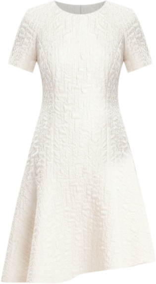 Women's Pebbled Short-Sleeve Dress