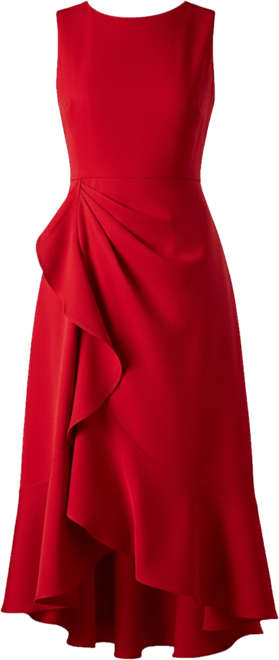 Women's Ruched Satin Bridesmaid Dress