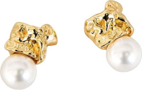 Gossamer Pearl Drop Earrings