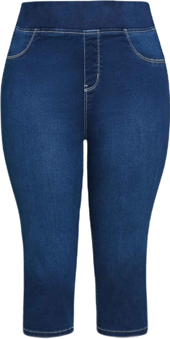 Women's Butter Denim Pull On Crop Jean
