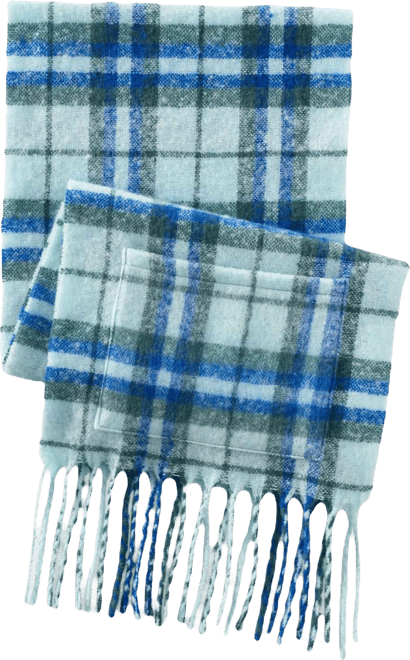 Women's Brushed Blanket Fringe Scarf
