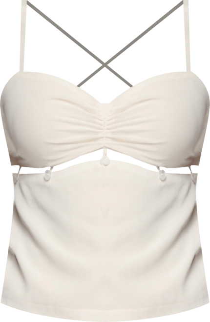 Women's Ebba Cut Out Chiffon Top