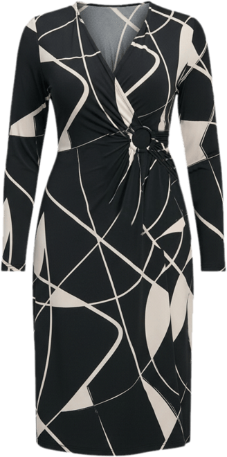 Women's Plus Size Darlene Jersey Wrap Dress