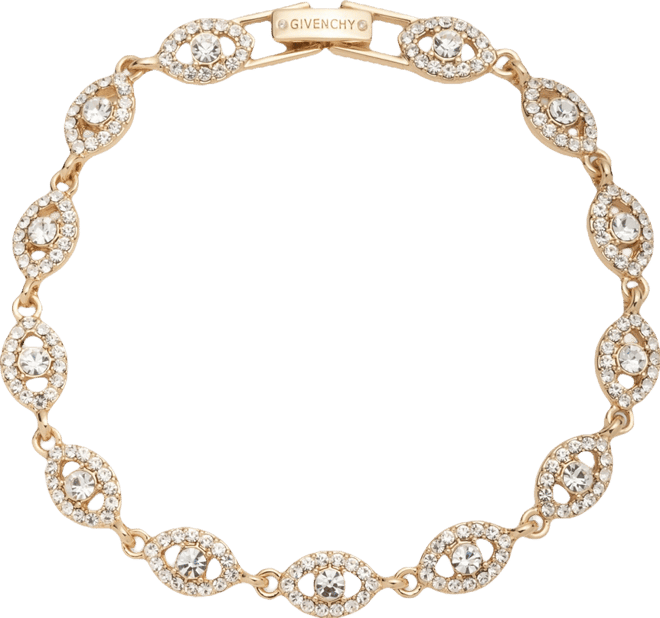Givenchy Gold Tone Crystal Flex Line Bracelet | Dillard's