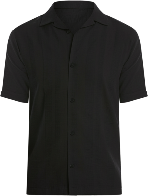 Men's Seersucker Stripe Short Sleeves Shirt