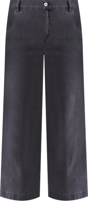 Women's High-Rise Wide-Leg Crop Jeans, Created for Macy's