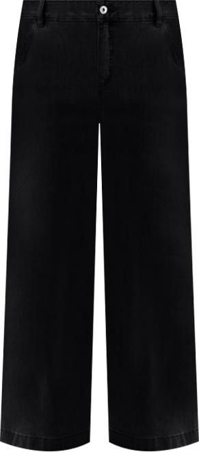 Women's High-Rise Wide-Leg Crop Jeans, Created for Macy's