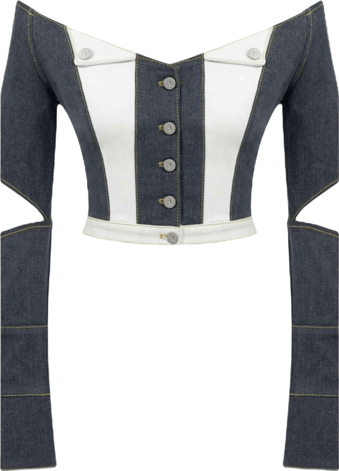 Women's Monte Off Shoulder Denim Jacket