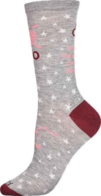 Women's Leo Zodiac Sign Crew Socks