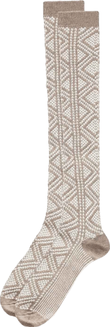 Women's Diamond Tone Over The Knee Warm Sock