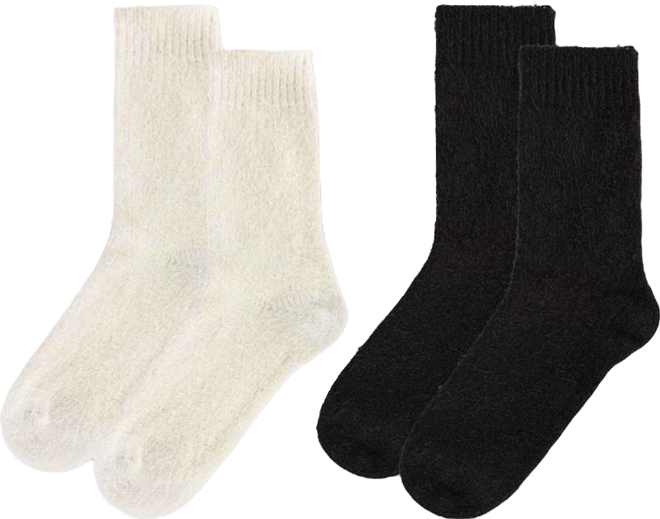 Women's 2 Pair Pack Cozy Crew Socks