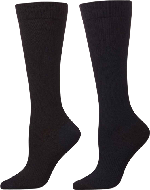 Women's 2 Pair Pack Tipped Compression Socks